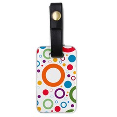 Wallpaper Circle Luggage Tag (one Side) by HermanTelo