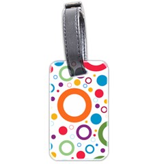 Wallpaper Circle Luggage Tag (two Sides) by HermanTelo