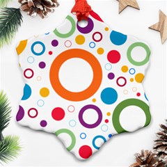 Wallpaper Circle Ornament (snowflake)