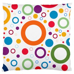 Wallpaper Circle Large Cushion Case (one Side)