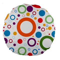 Wallpaper Circle Large 18  Premium Round Cushions