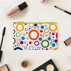 Wallpaper Circle Cosmetic Bag (xs)