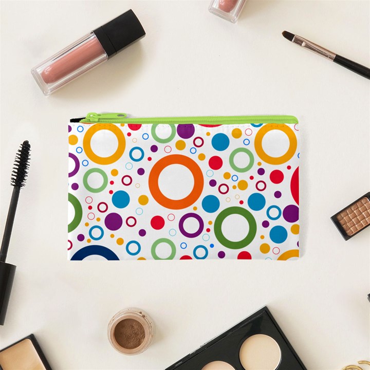 Wallpaper Circle Cosmetic Bag (XS)