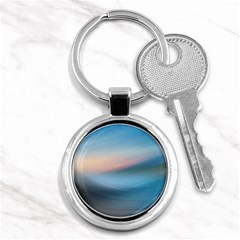 Wave Background Key Chain (round) by HermanTelo