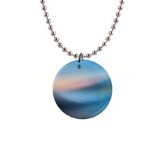 Wave Background 1  Button Necklace by HermanTelo