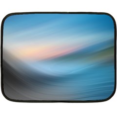 Wave Background Fleece Blanket (mini)