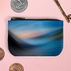 Wave Background Mini Coin Purse