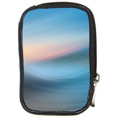 Wave Background Compact Camera Leather Case