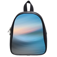 Wave Background School Bag (small)