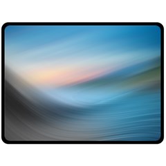 Wave Background Fleece Blanket (large)  by HermanTelo