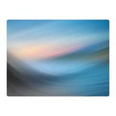 Wave Background Double Sided Flano Blanket (mini) 