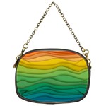 Waves Texture Chain Purse (One Side) Front