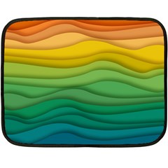 Waves Texture Fleece Blanket (mini)