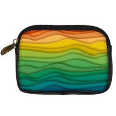 Waves Texture Digital Camera Leather Case