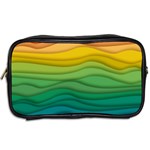 Waves Texture Toiletries Bag (Two Sides) Back