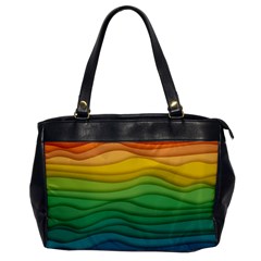 Waves Texture Oversize Office Handbag