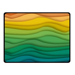 Waves Texture Fleece Blanket (small)