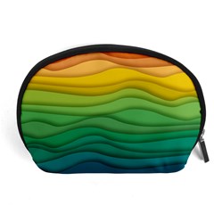 Waves Texture Accessory Pouch (large)