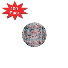 Asian Illustration Posters Collage 1  Mini Buttons (100 Pack)  by dflcprintsclothing