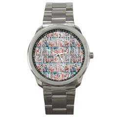 Asian Illustration Posters Collage Sport Metal Watch by dflcprintsclothing