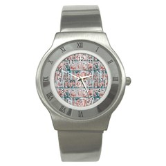 Asian Illustration Posters Collage Stainless Steel Watch by dflcprintsclothing