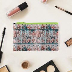 Asian Illustration Posters Collage Cosmetic Bag (xs) by dflcprintsclothing