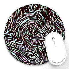 Stained Glass Round Mousepads by Mariart