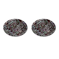 Stained Glass Cufflinks (oval) by Mariart