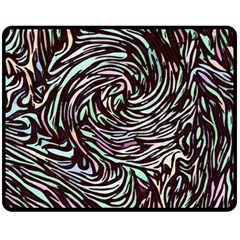 Stained Glass Fleece Blanket (medium)  by Mariart