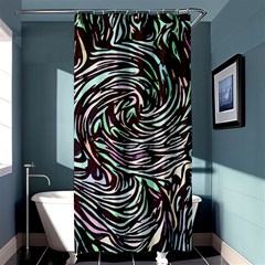 Stained Glass Shower Curtain 36  X 72  (stall)  by Mariart