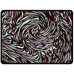 Stained Glass Double Sided Fleece Blanket (large)  by Mariart