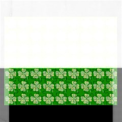 Plaid Shamrocks Clover Rectangular Jigsaw Puzzl by Mariart