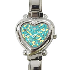 Leaves Dried Heart Italian Charm Watch by Mariart