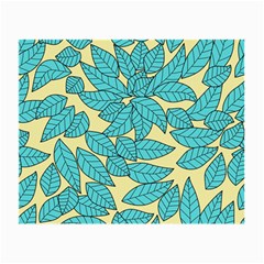 Leaves Dried Small Glasses Cloth (2 Sides) by Mariart