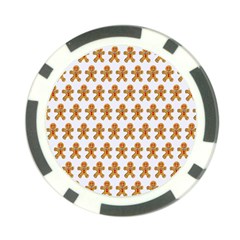 Gingerbread Men Poker Chip Card Guard