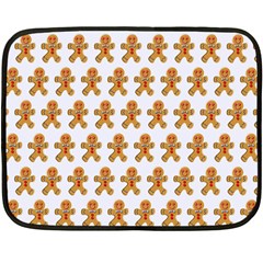 Gingerbread Men Fleece Blanket (mini)