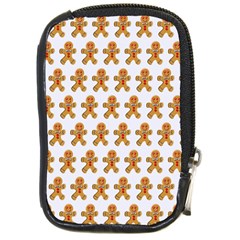 Gingerbread Men Compact Camera Leather Case