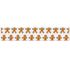 Gingerbread Men Large Flano Scarf  by Mariart