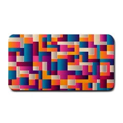 Abstract Geometry Blocks Medium Bar Mats by Bajindul