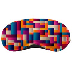 Abstract Geometry Blocks Sleeping Mask by Bajindul