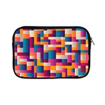 Abstract Geometry Blocks Apple iPad Mini Zipper Cases Front