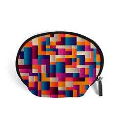 Abstract Geometry Blocks Accessory Pouch (small)