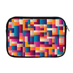 Abstract Geometry Blocks Apple Macbook Pro 17  Zipper Case by Bajindul