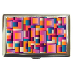 Abstract Background Geometry Blocks Cigarette Money Case