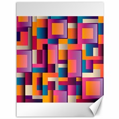 Abstract Background Geometry Blocks Canvas 36  X 48  by Bajindul