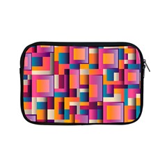 Abstract Background Geometry Blocks Apple Ipad Mini Zipper Cases