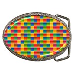 Background Colorful Abstract Belt Buckles Front