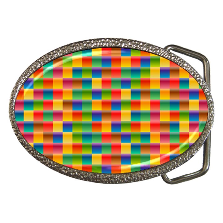 Background Colorful Abstract Belt Buckles