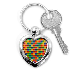 Background Colorful Abstract Key Chain (heart)