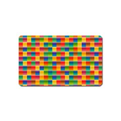 Background Colorful Abstract Magnet (name Card)